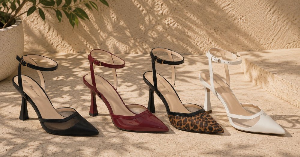 Slingback Heel Blanco