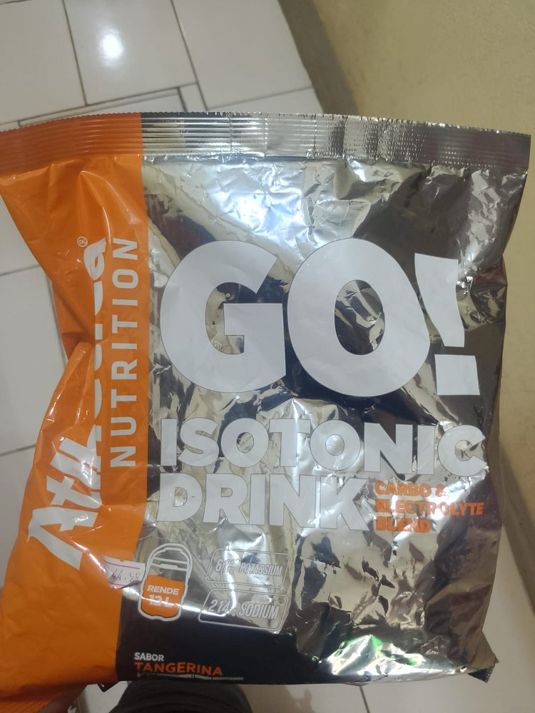 Go Isotonic 900g Atlhetica Tangerina jul 2026