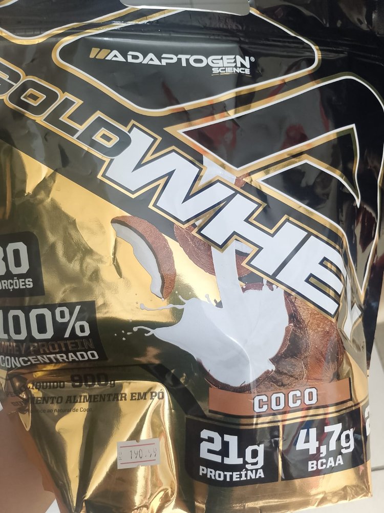 Gold whey coco julho 27