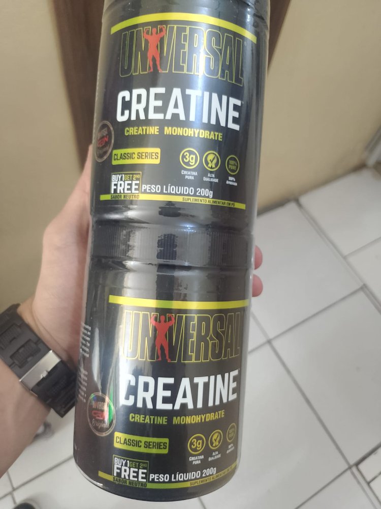 Creatina combo Universal agosto 2026