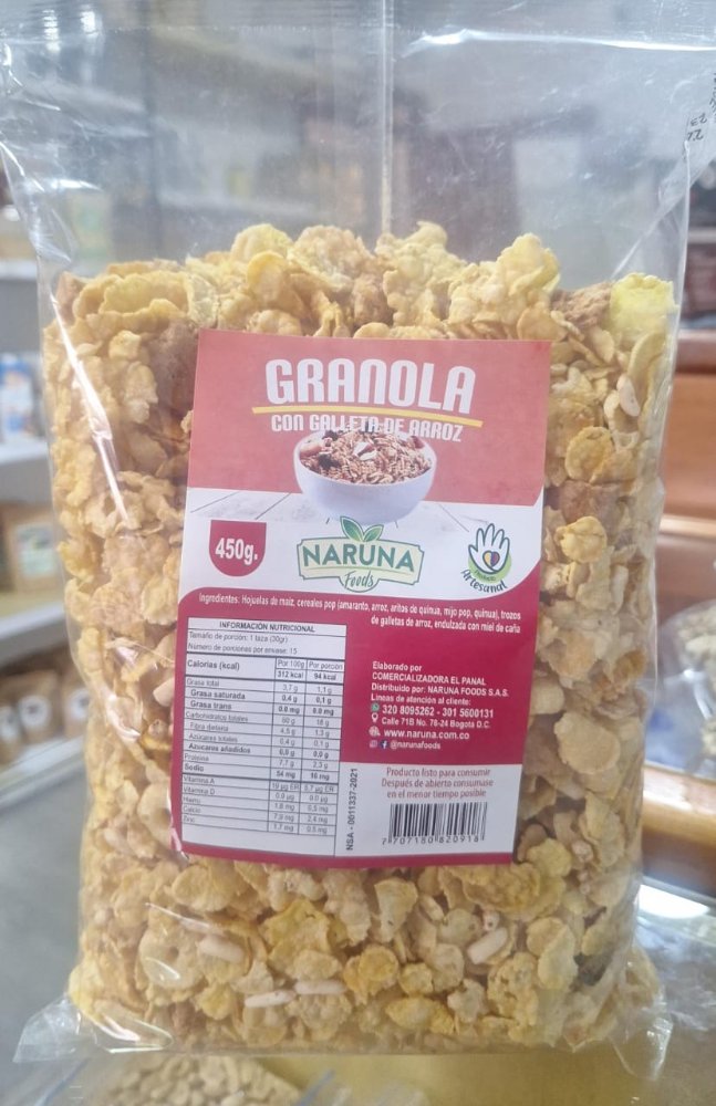 GRANOLA SIN GLUTEN NARUNA