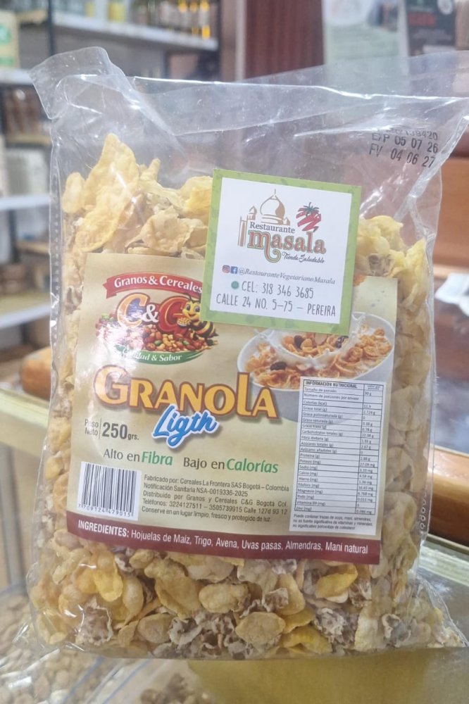 GRANOLA LIGTH ECONONICA x 250 g