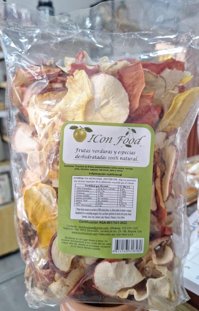 FRUTA DESHIDRATADA x 100 g