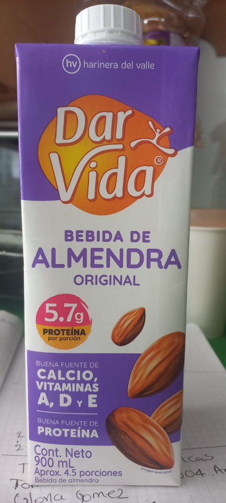 BEBIDA ALMENDRAS DAR VIDA