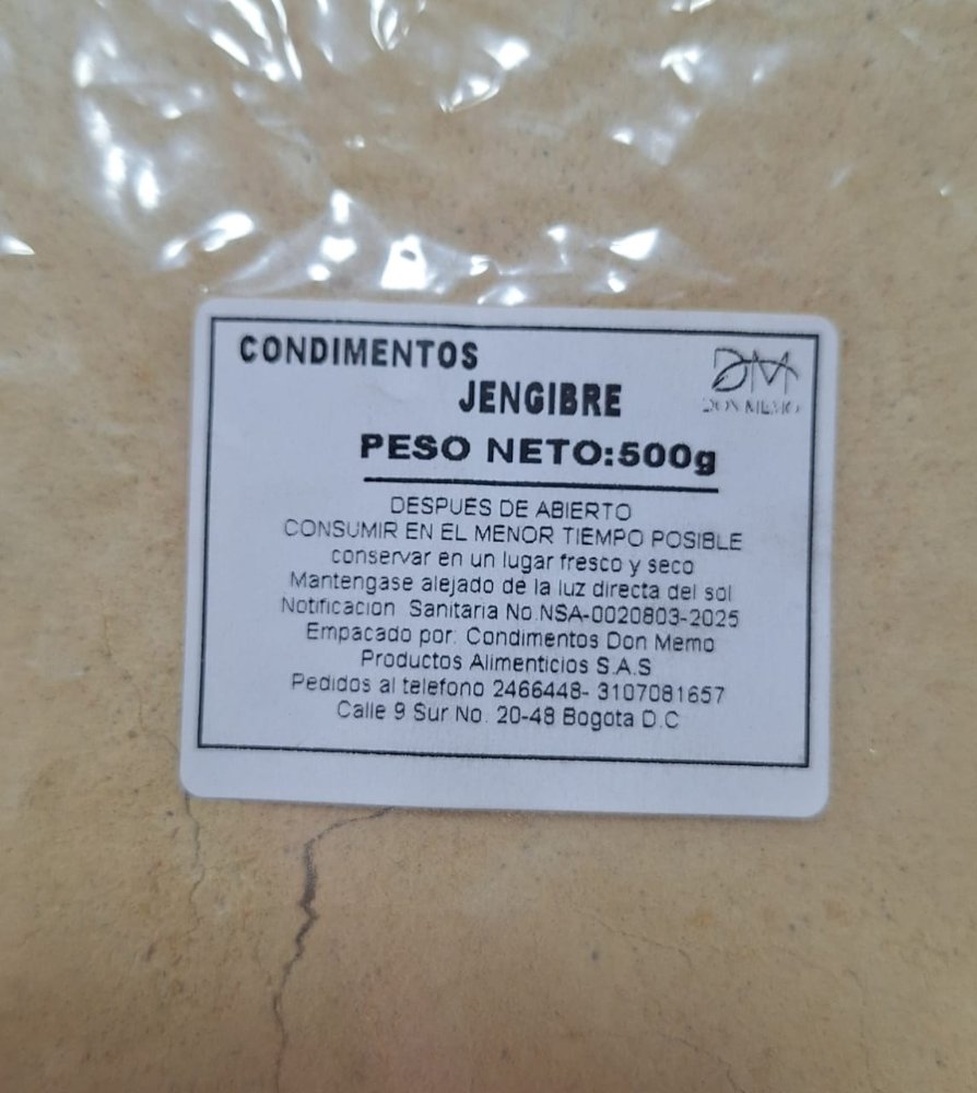 JENGIBRE MOLIDO x 500 g
