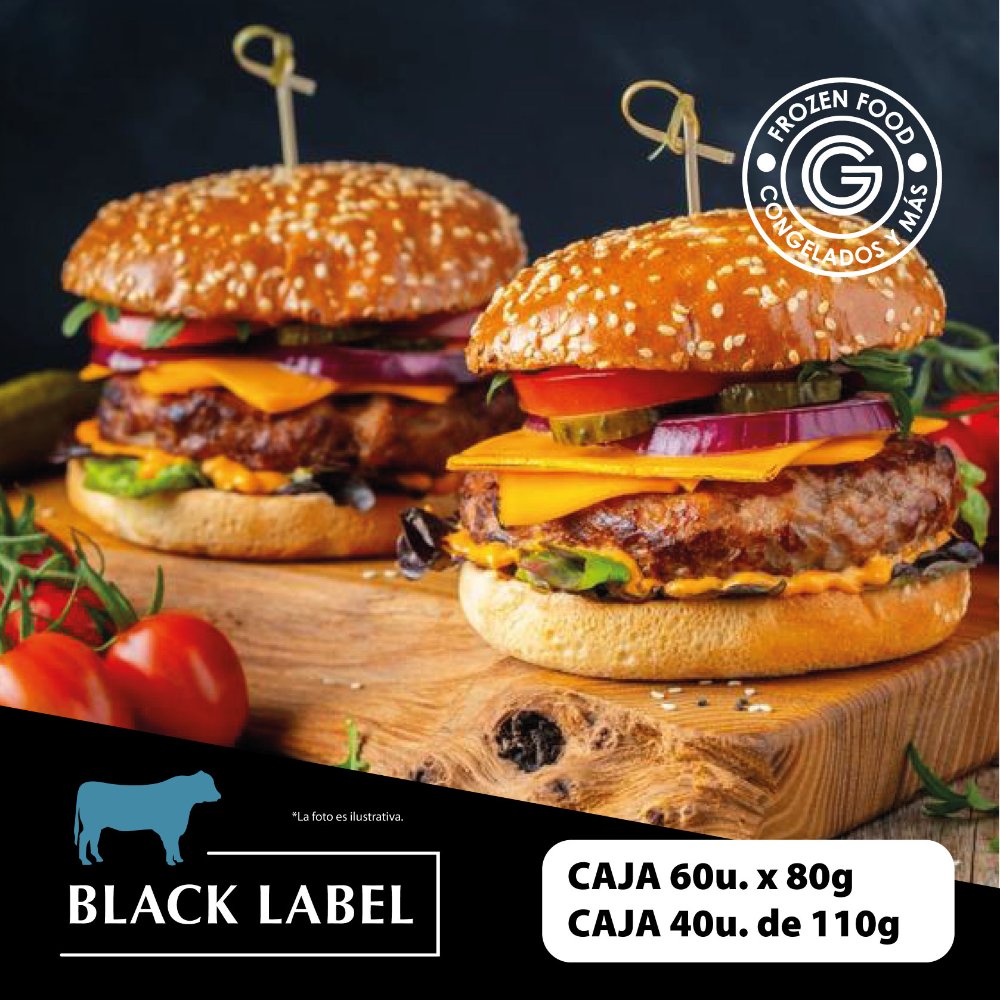 Caja Black Label x 80grs x 60u