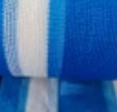 Malla raschel azul/blanca 80% sombra 2.10 M de ancho