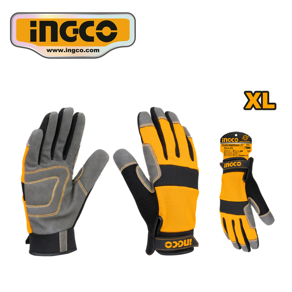 Ingco guantes de microfibra XL