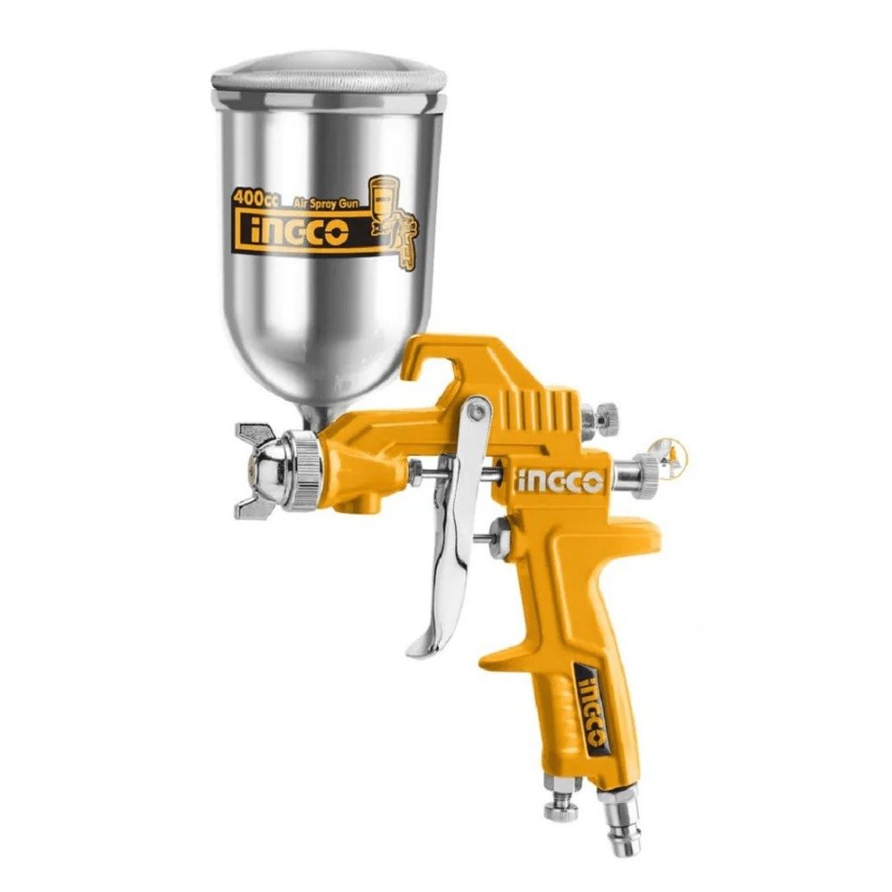 Ingco pistola de pintar de gravedad vaso de aluminio 1.5mm