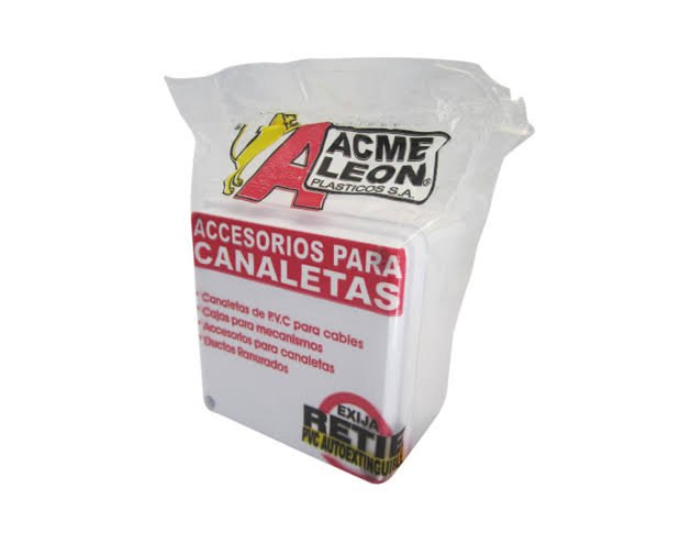 CAJA PLASTICA 10X10X7 TORN METALICO PARA EXT ACME  LEON