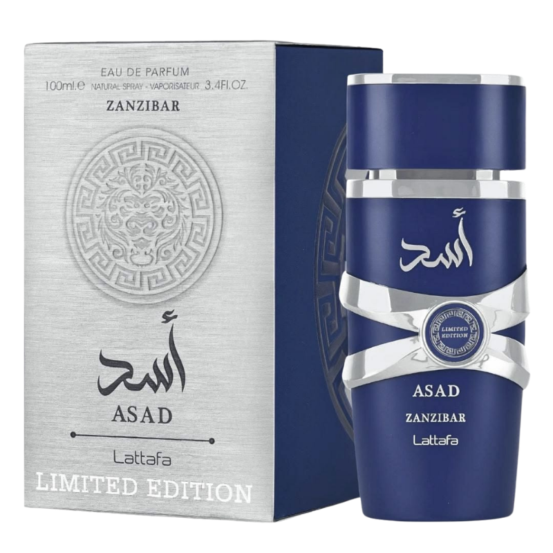 Perfume Lattafa Asad Zanzibar Limited Edition Eau de Parfum Masculino 100ML