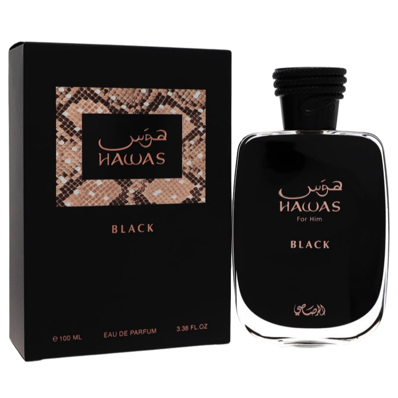 Perfume Rasasi Hawas Black Eau de Parfum Masculino 100ML