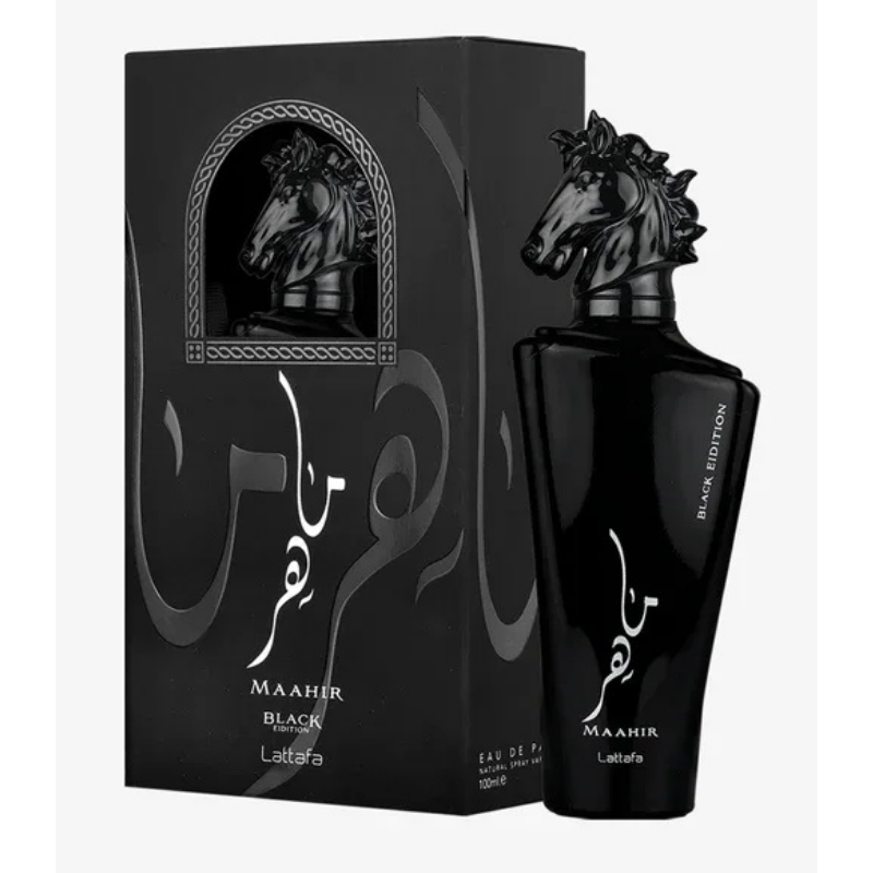Perfume Lattafa Maahir Black Edition Eau de Parfum Unissex 100ML