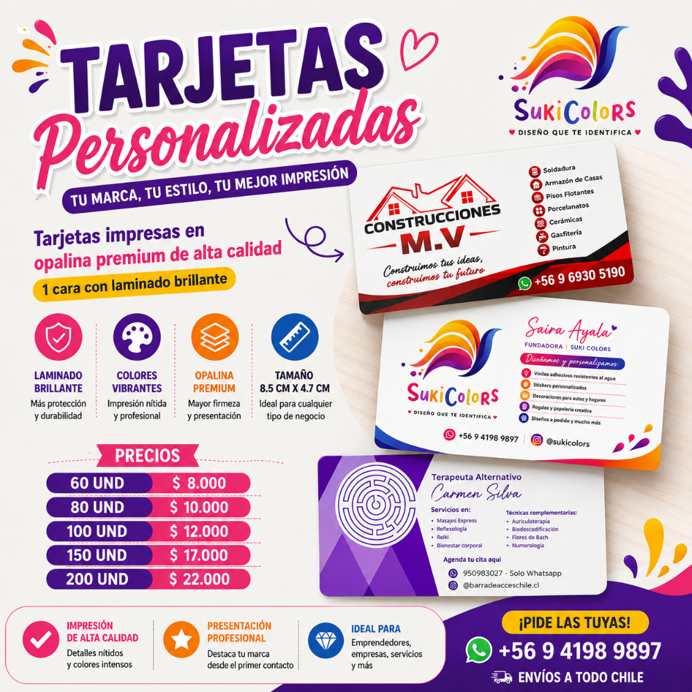 Tarjetas Personalizadas Premium | Diseño e Impresión Profesional