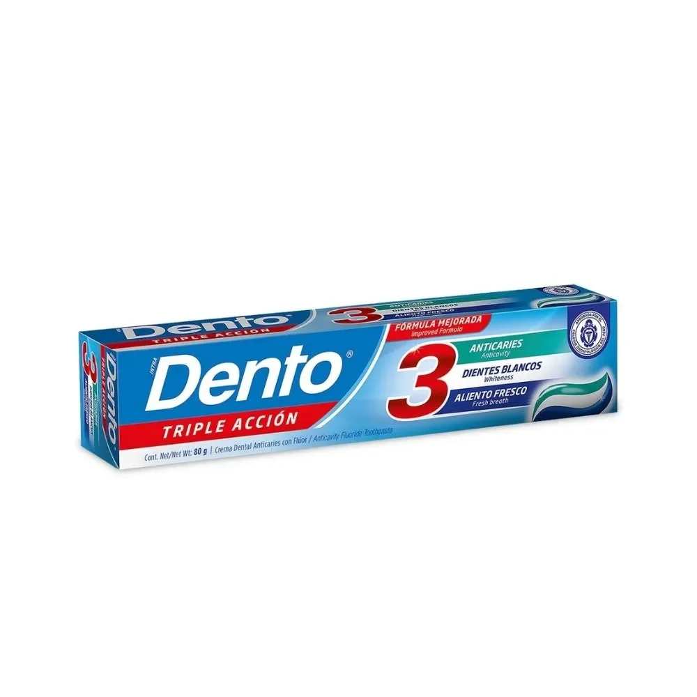 pasta dental dento triple accion 80g