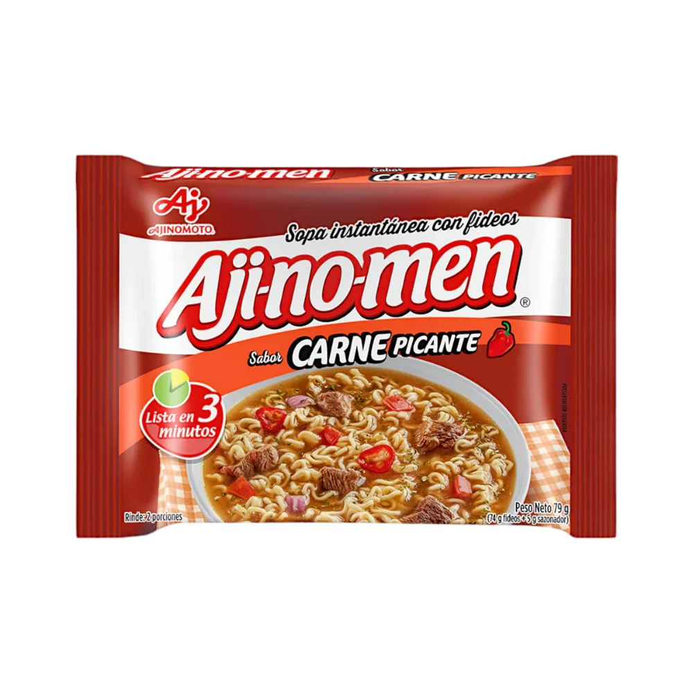 aji no men carne picante bolsa