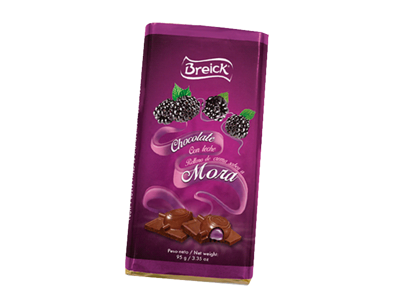barra breik con relleno mora 95g