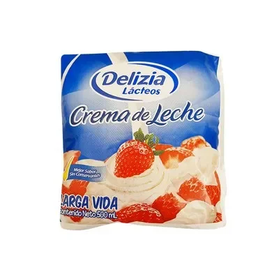 crema de leche delizia 500ml