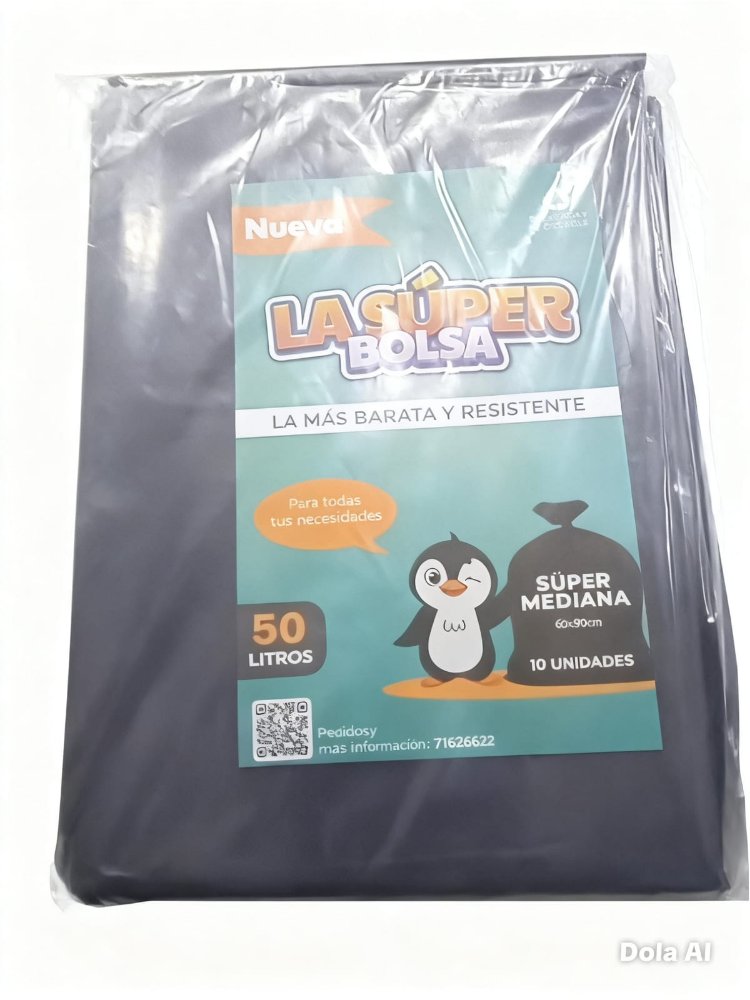 la super bolsa 50 litros 10 unidades