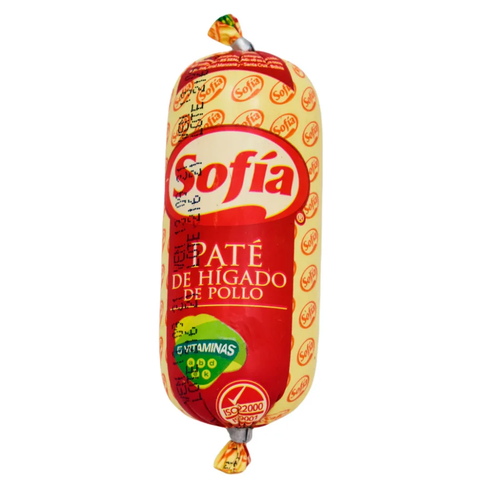 pate de higado de pollo 100g sofia