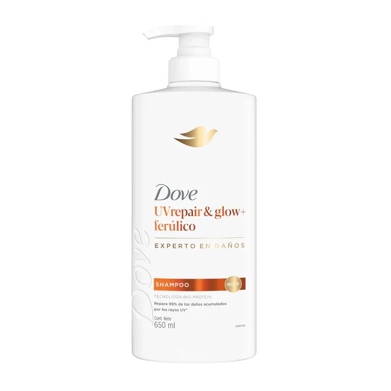 Dove Shampoo UV Repair & Glow + Ferúlico 600ml | Dove