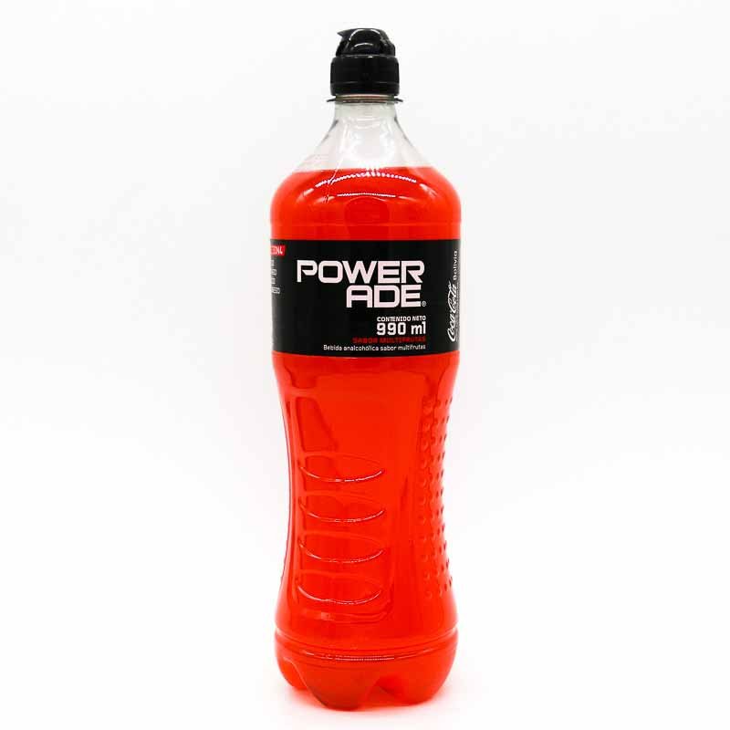 powerade 990ml rojo frutos tropicales
