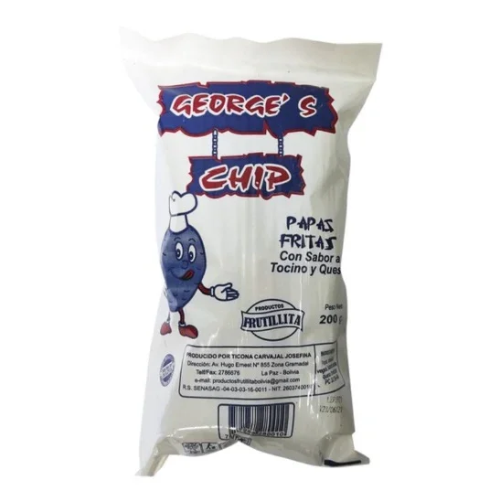 papas georges chips queso 200g