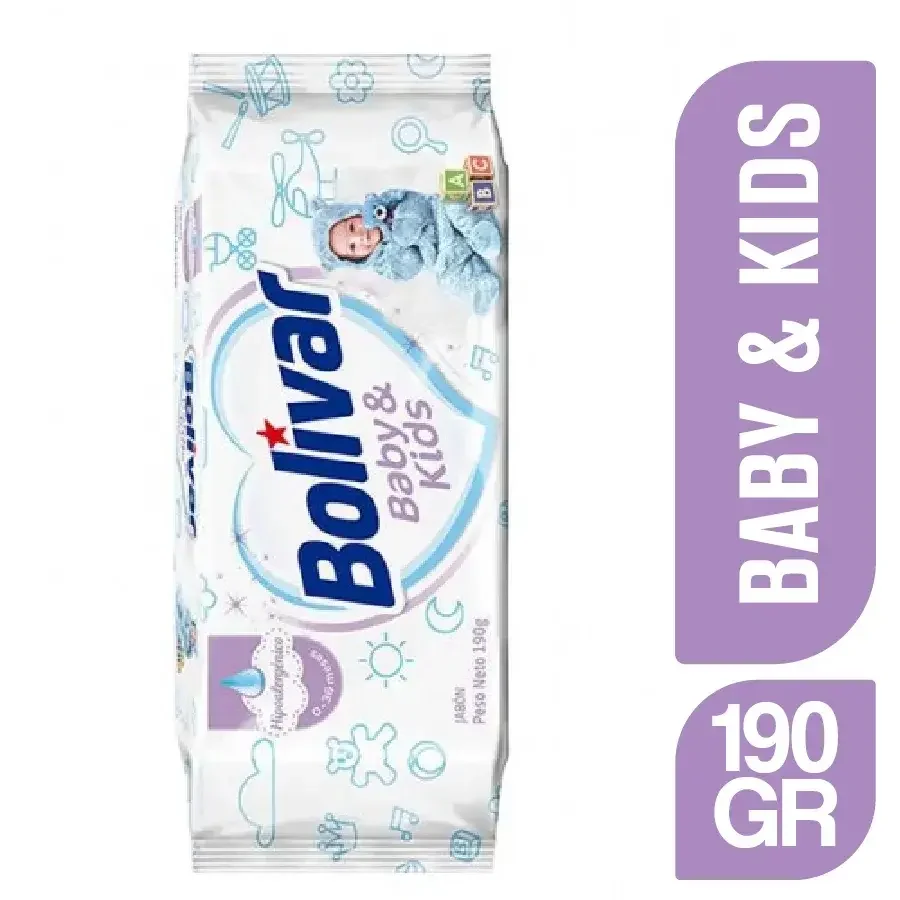 jabon bolivar bebe y niños 190g