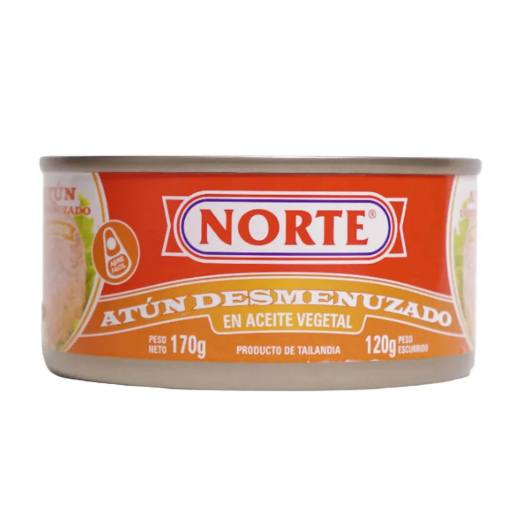 atun desmenuzado en aceite el norte