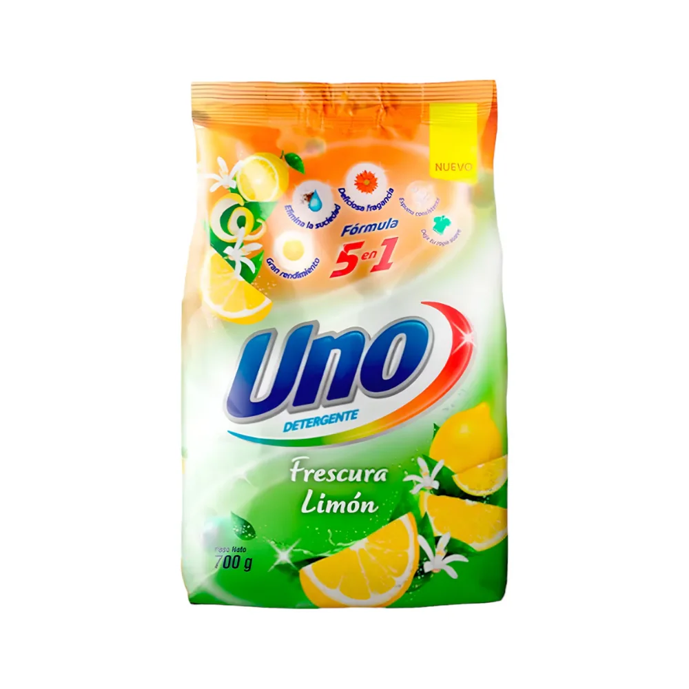 detergente uno limon 620g