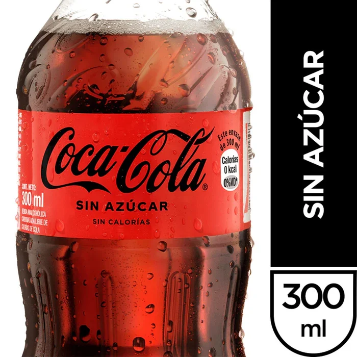 coca cola 0% azucar 300ml 2x5
