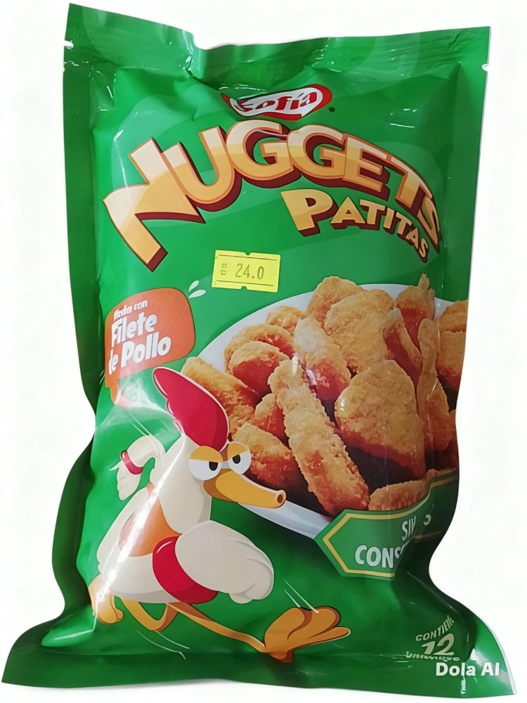 nugets patitas bolsa 12uni