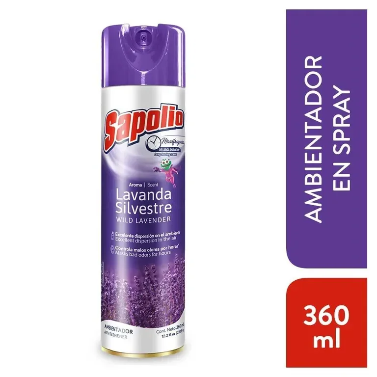 ambientador sapolio lavanda silvestre 360ml