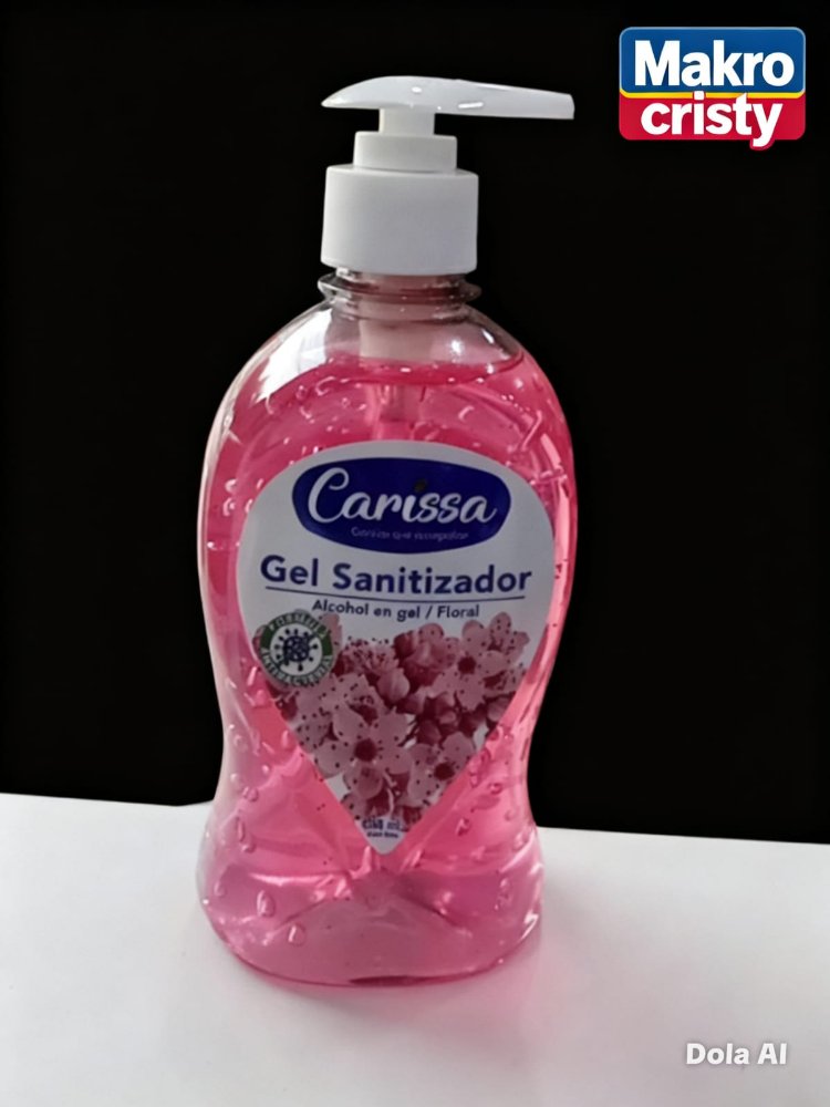 gel sanitizador floral 360ml