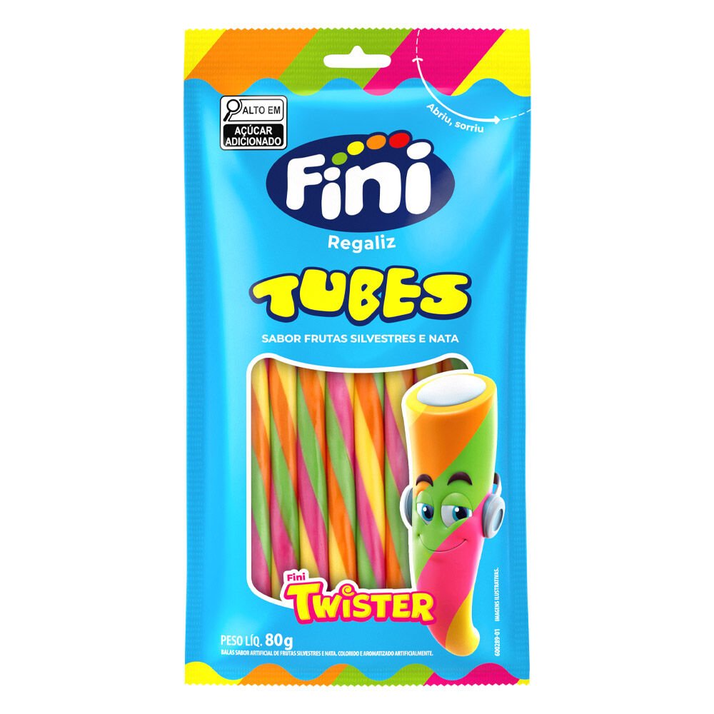 fini regaliz tubes twister 80g