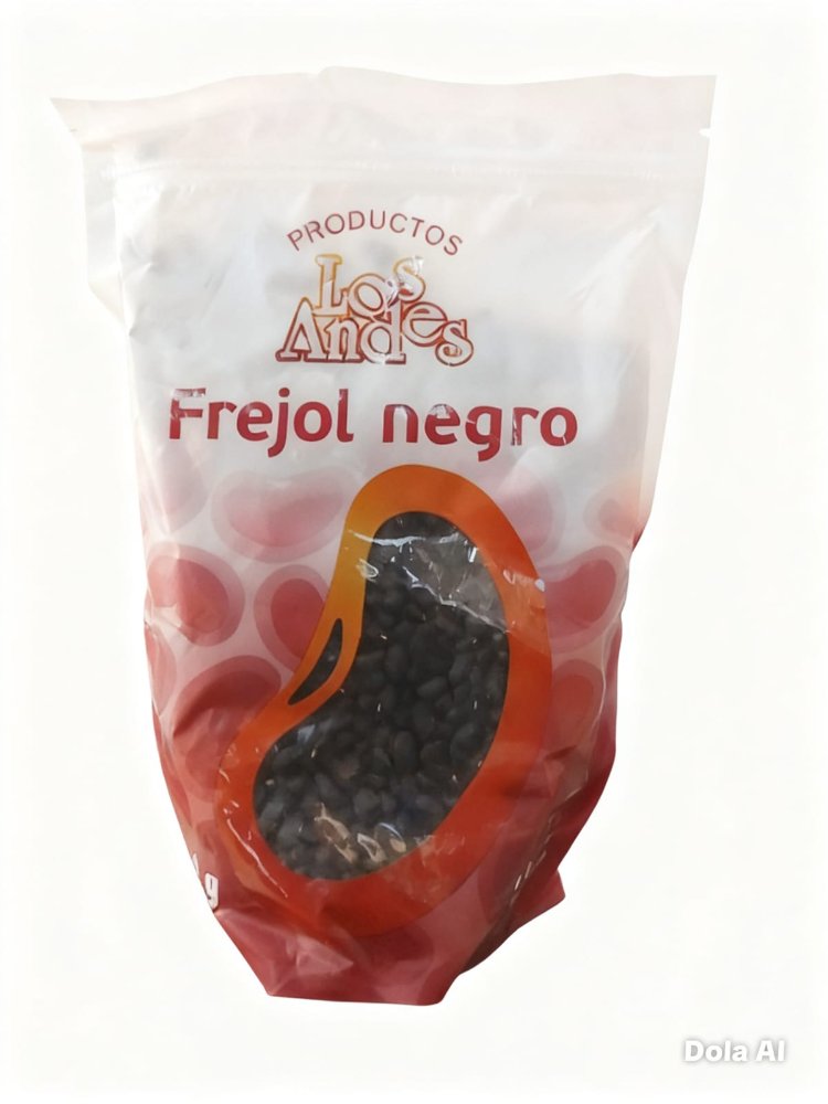 frejol negro en grano 454g los andes