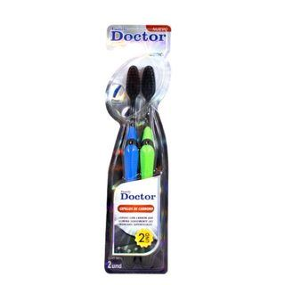cepillo doctor dent carbon activado 2pack