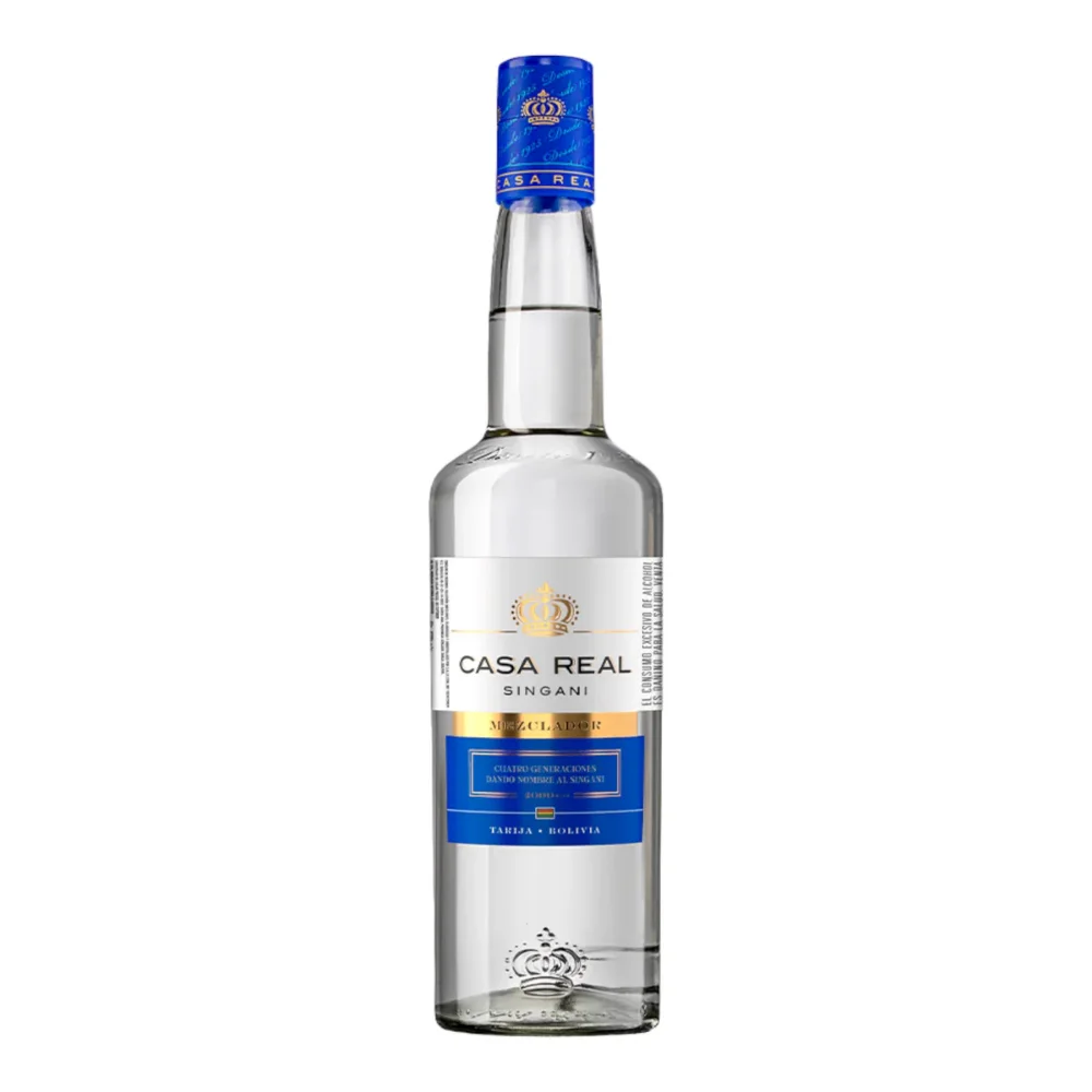casa real azul 750ml singani