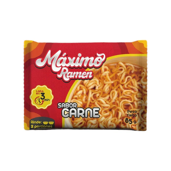 maximo ramen carne bolsa 85g