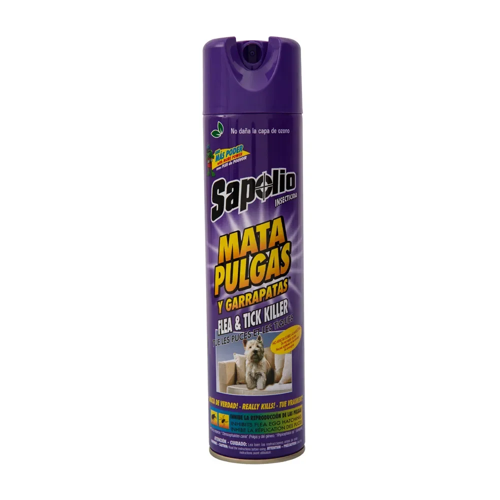 insectisida sapolio mata pulgas y garrapatas 360ml