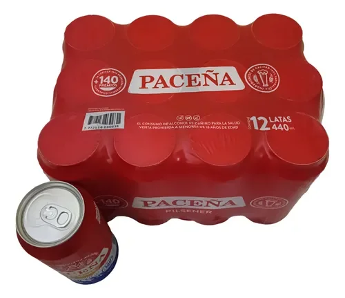 paquete de paceña en lata