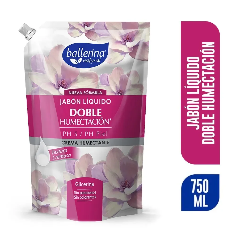 jabon liquido ballerina humectante crema humectante 750ml