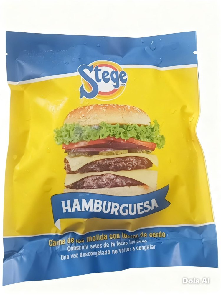 hamburguesa stege amarillo 2unis
