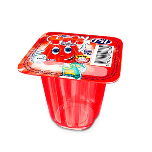 gelatina yeli sabor frutilla vasito