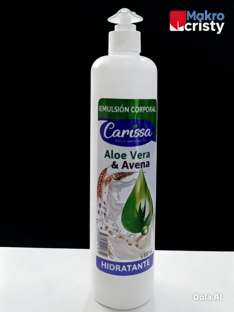 emulsionante corporal aloe vera y avena carissa