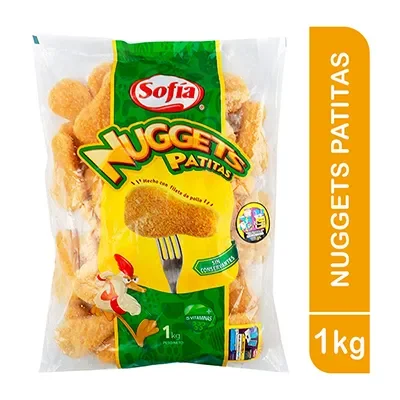 nugets patitas 1kg sofia