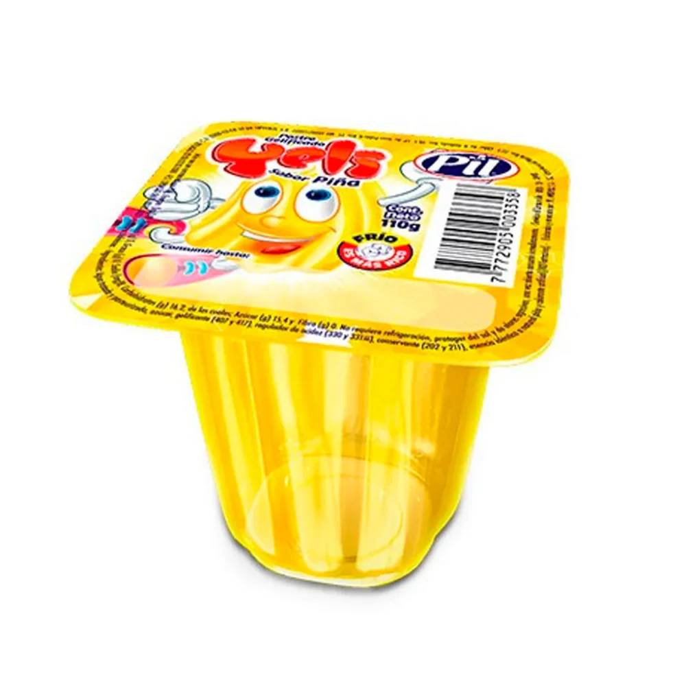 gelatina yeli sabor piña vasito