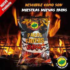 papas fritas barbacoa la mejicana 180g
