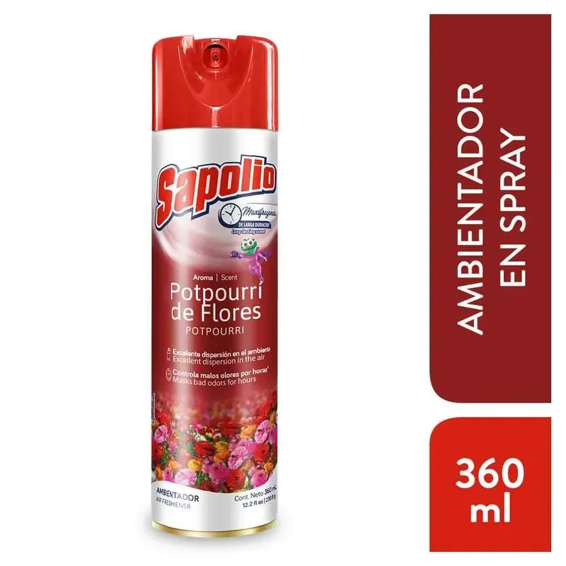 ambientador sapolio flores 360ml