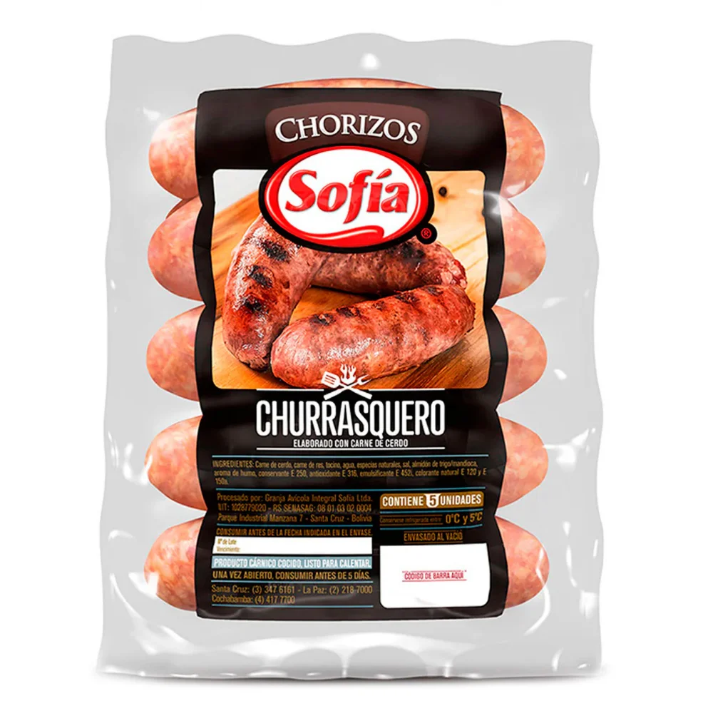 chorizo churrasquero sofia 5uni